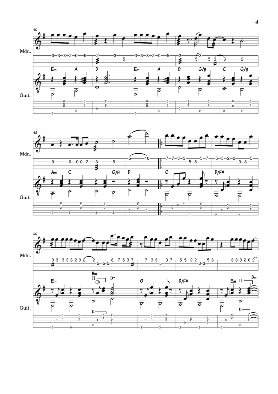 Just Give Me A Reason Chamber Music scores gallery preview page 4
