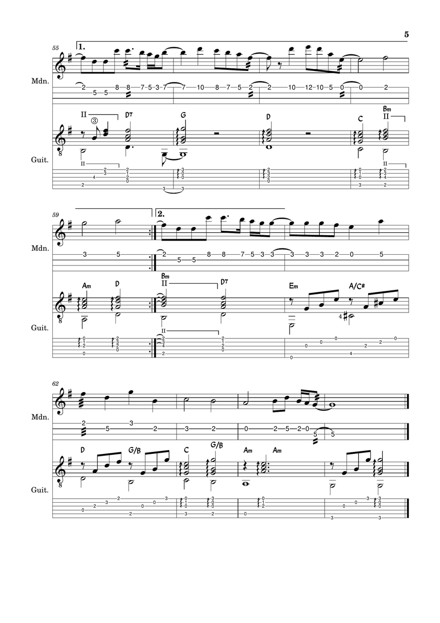 Just Give Me A Reason Chamber Music scores gallery preview page 5