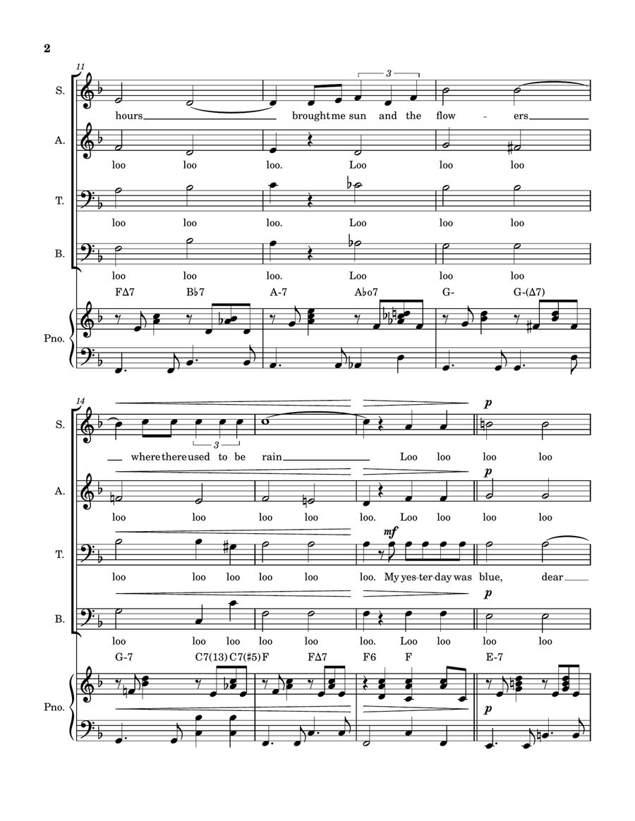 What A Diff'rence A Day Made 4-Part scores gallery preview page 2