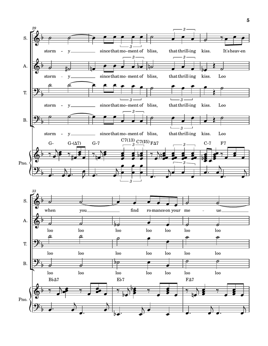 What A Diff'rence A Day Made 4-Part scores gallery preview page 5