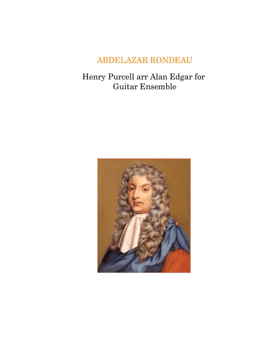 RONDO from ABDELAZAR SUITE for GUITAR ENSEMBLE Guitar Ensemble scores gallery preview page 1