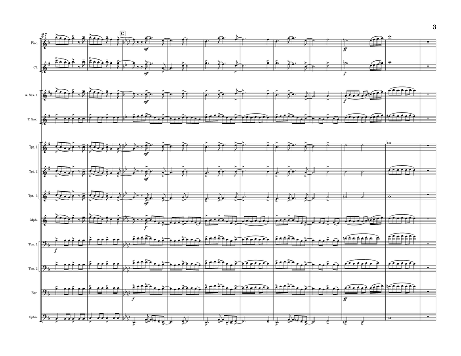 Stacy's Mom Stacy's Mom Marching Band scores gallery preview page 3