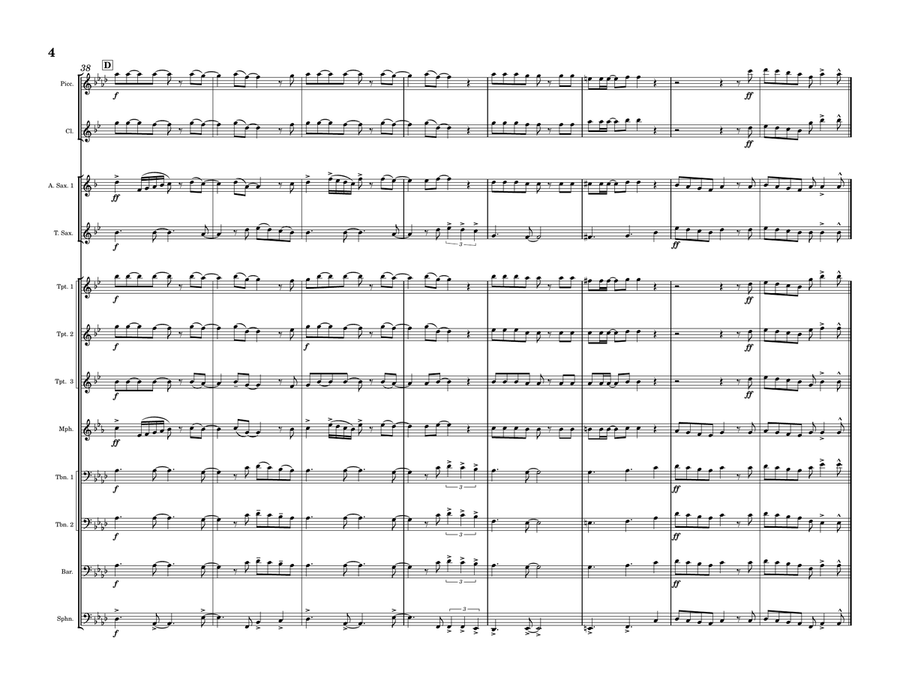 Stacy's Mom Stacy's Mom Marching Band scores gallery preview page 4