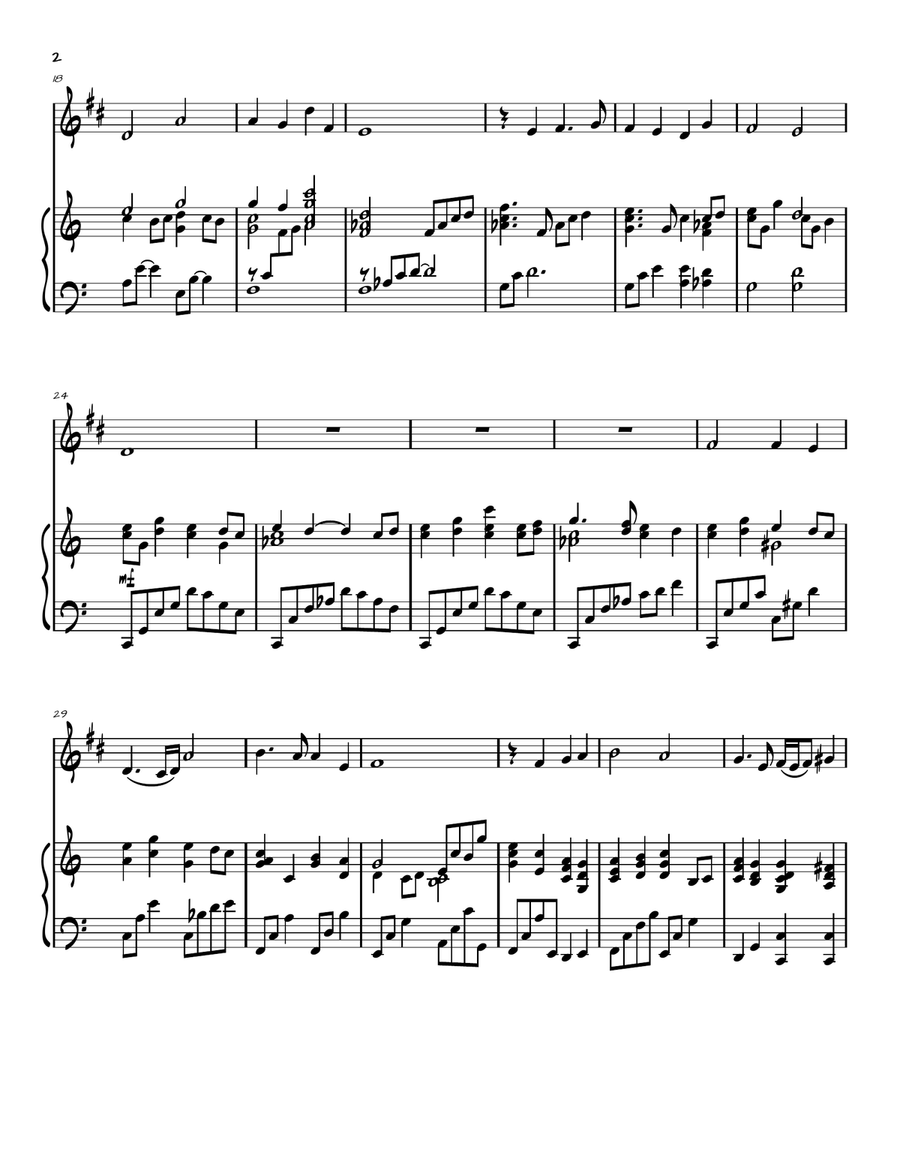 Abide With Me Abide With Me B-Flat Trumpet scores gallery preview page 2