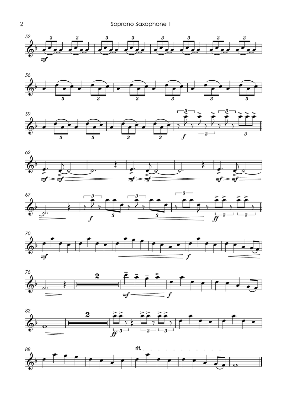 Everybody Wants To Rule The World Woodwind Ensemble scores gallery preview page 4
