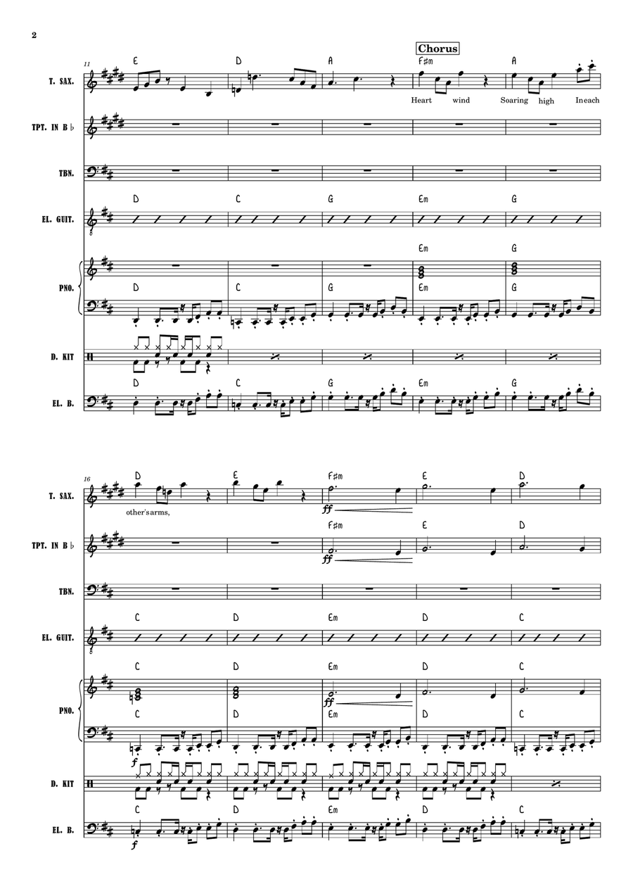 Is This A Dream? Is This A Dream? Jazz Ensemble scores gallery preview page 2