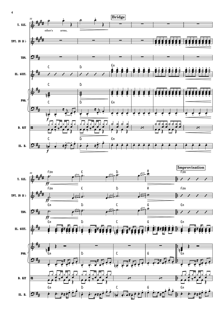 Is This A Dream? Is This A Dream? Jazz Ensemble scores gallery preview page 4