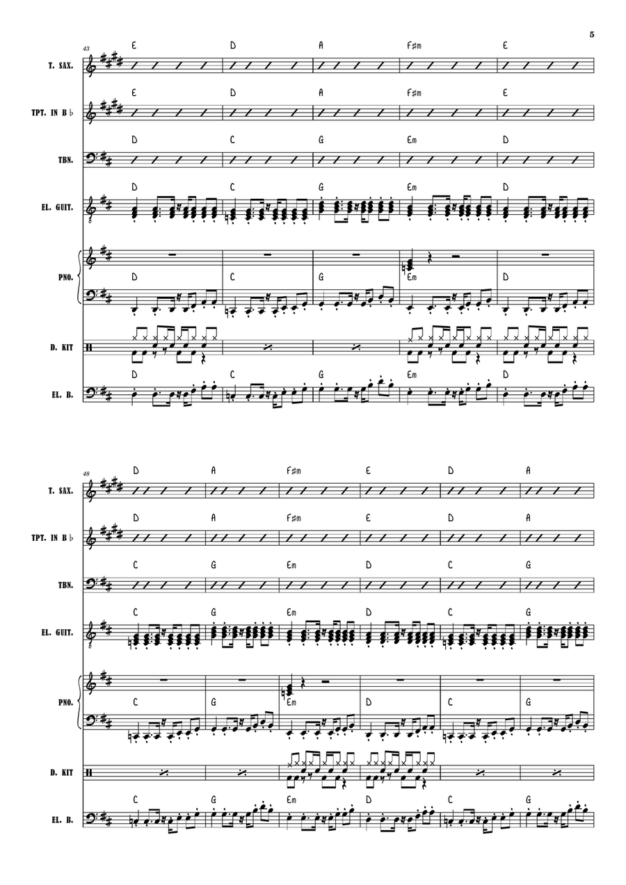 Is This A Dream? Is This A Dream? Jazz Ensemble scores gallery preview page 5