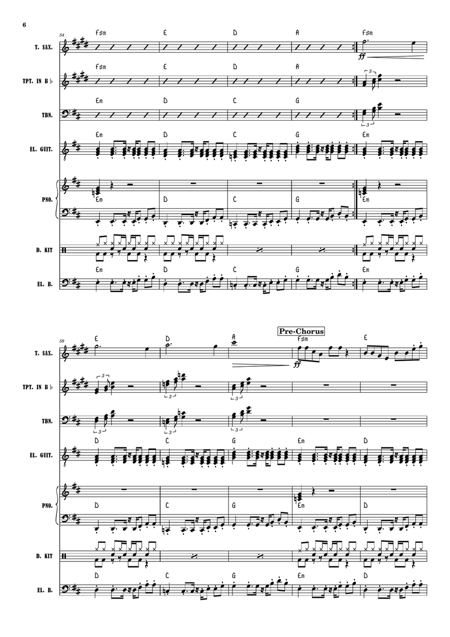 Is This A Dream? Is This A Dream? Jazz Ensemble scores gallery preview page 6