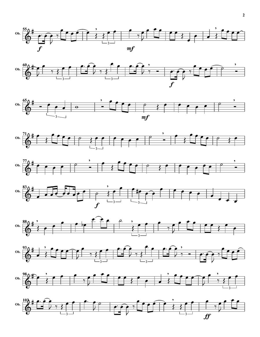 Lessons In Love Lessons In Love Oboe Solo scores gallery preview page 2