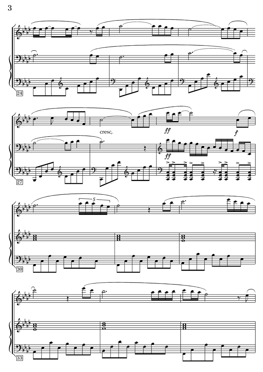 NAKASENDO (Flute + Piano) Flute Solo scores gallery preview page 4
