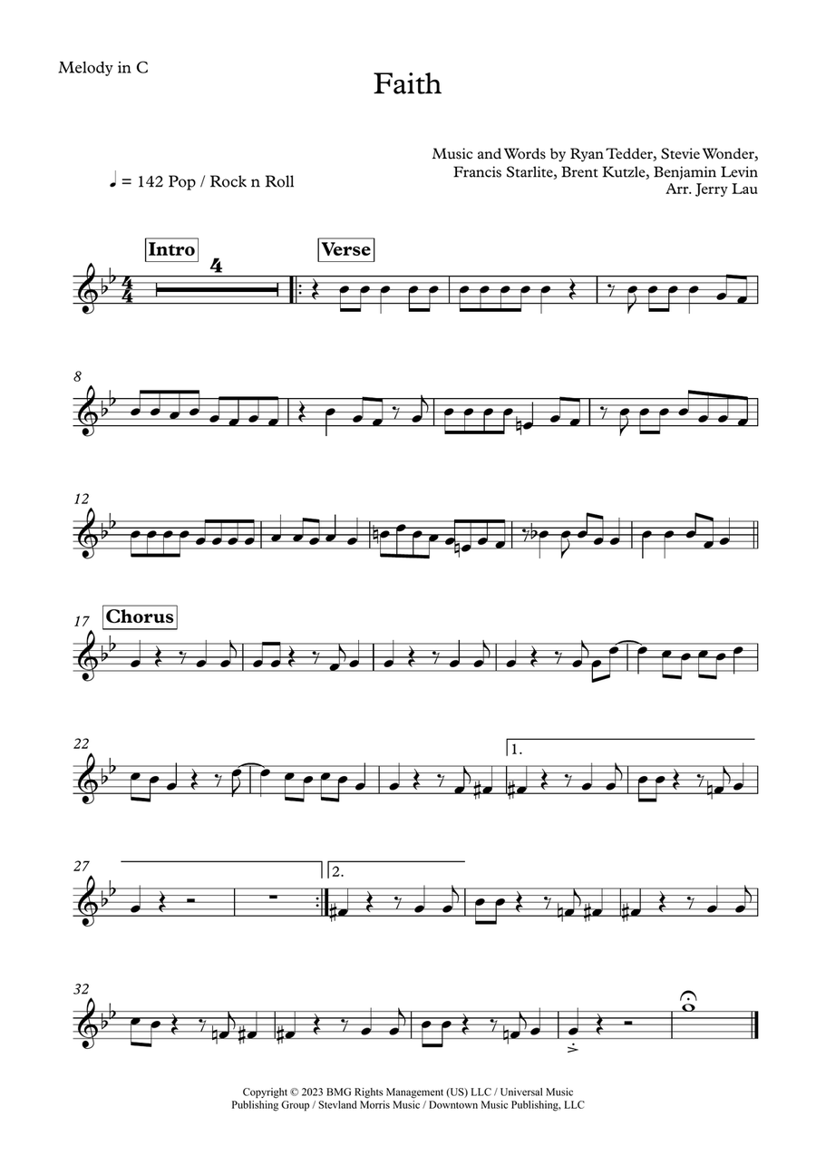 Faith Large Ensemble scores gallery preview page 2