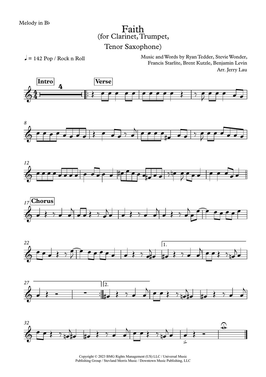 Faith Large Ensemble scores gallery preview page 4