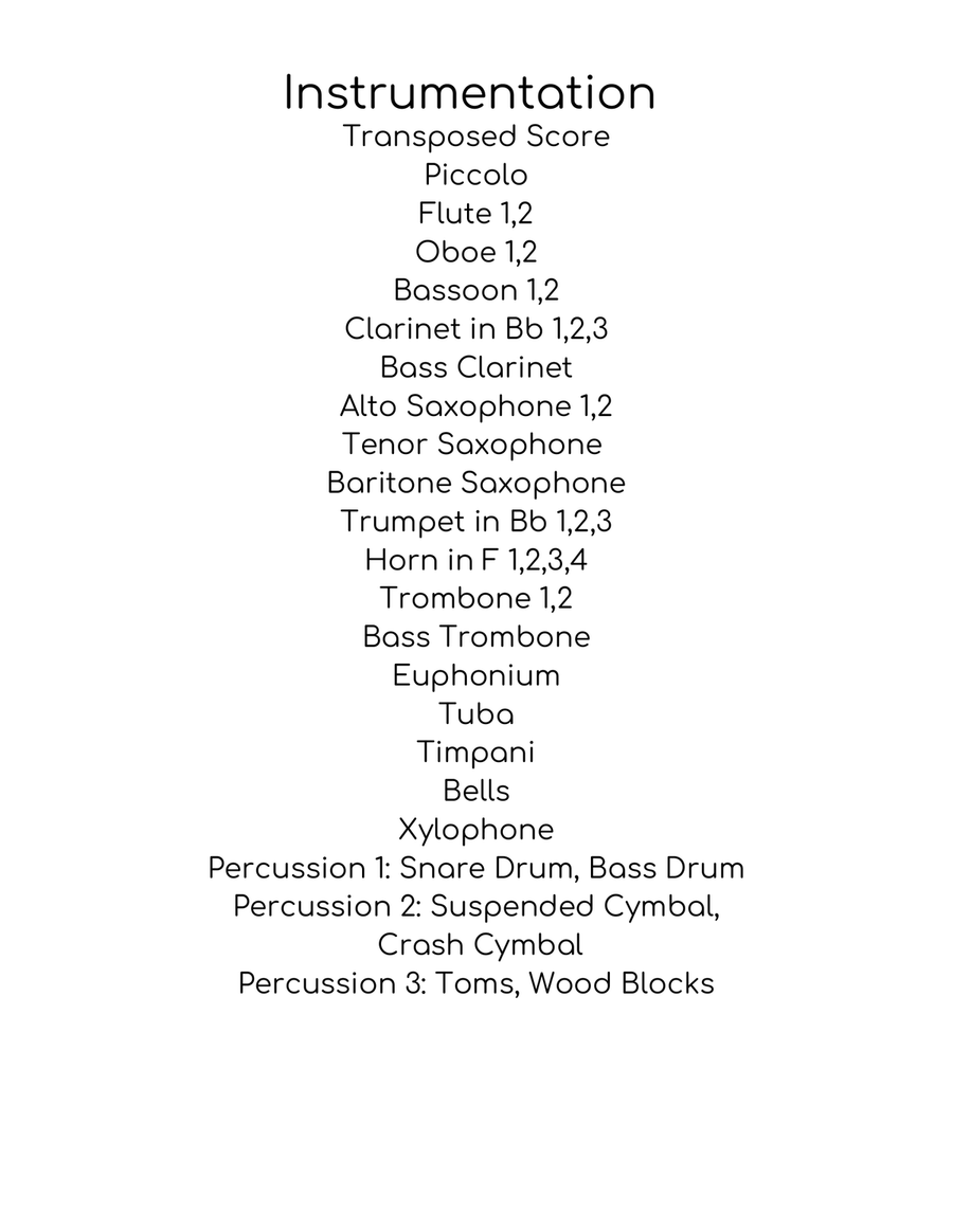 Blue Skys Blue Skys Concert Band scores gallery preview page 2