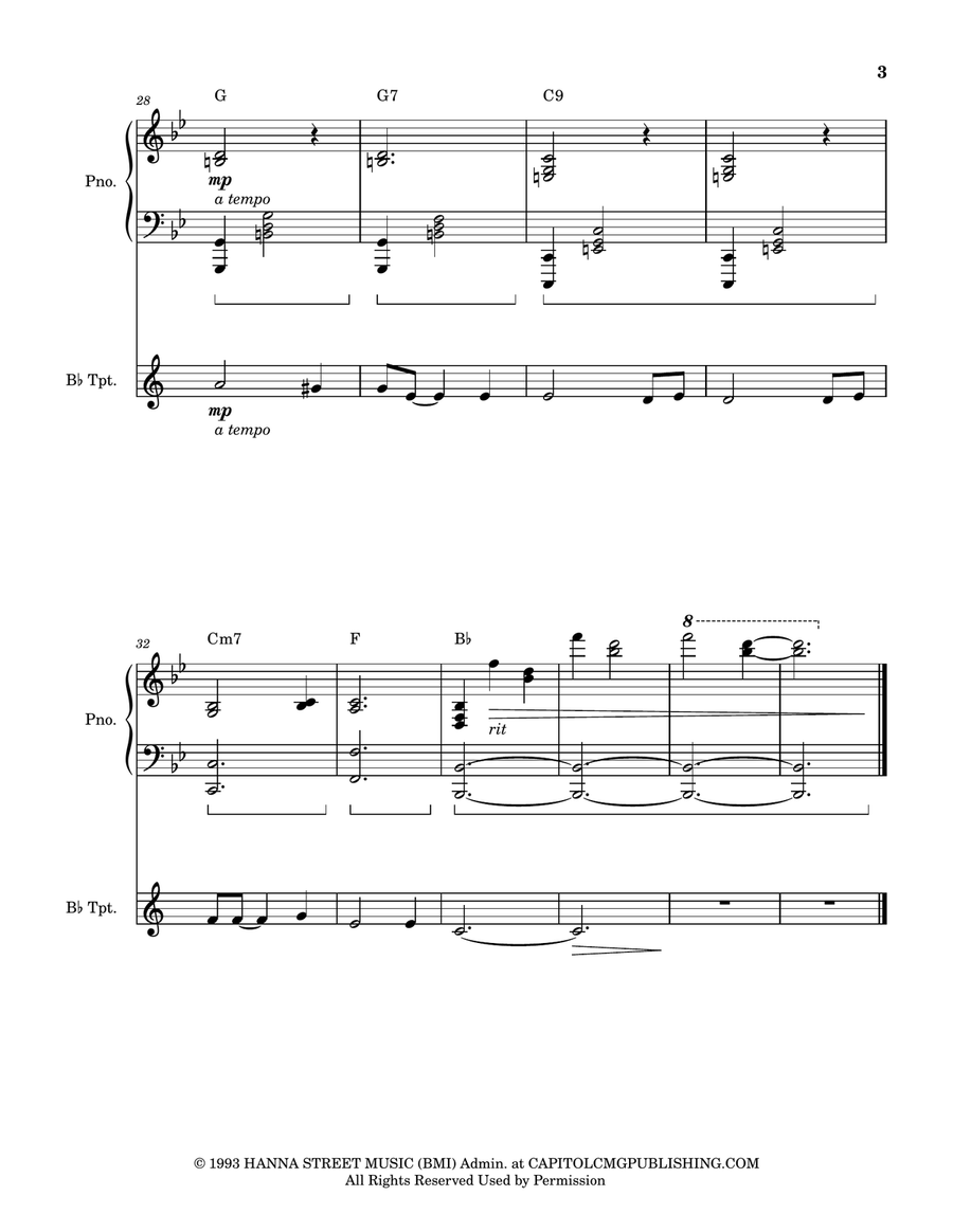 There's Something About That Name B-Flat Trumpet scores gallery preview page 3