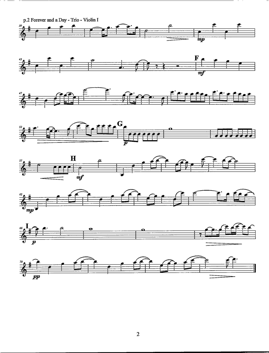 Forever And A Day Forever And A Day String Trio scores gallery preview page 3