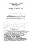 Tuning Exercise No. 1