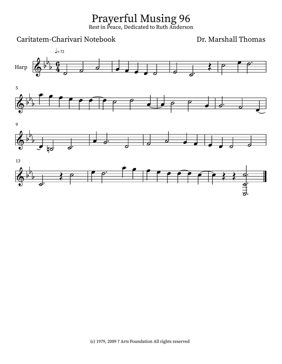 Prayerful Musing 96 Prayerful Musing 96 Small Ensemble scores gallery preview page 3