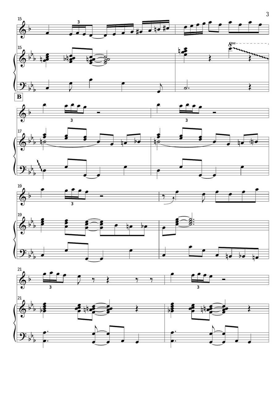 Sway (Quien Sera) Sway (Quien Sera) Clarinet Solo scores gallery preview page 3