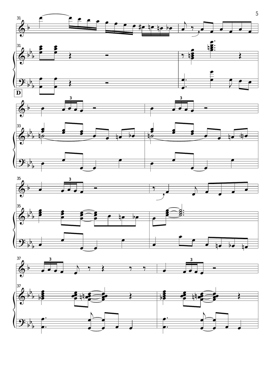 Sway (Quien Sera) Sway (Quien Sera) Clarinet Solo scores gallery preview page 5