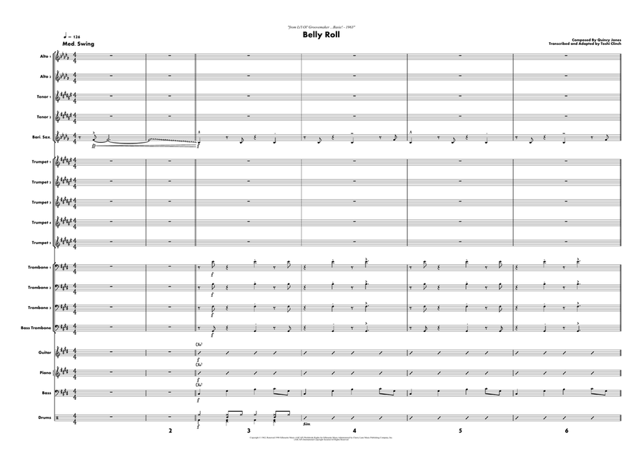Belly Roll (The Boy In The Tree) Jazz Ensemble scores gallery preview page 1