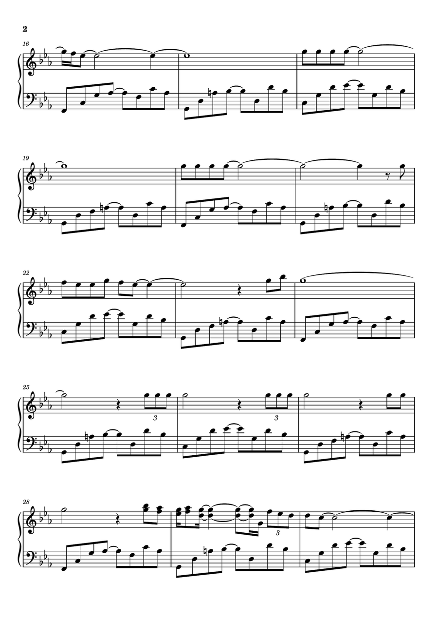 Cherish The Day Cherish The Day Piano Solo scores gallery preview page 2