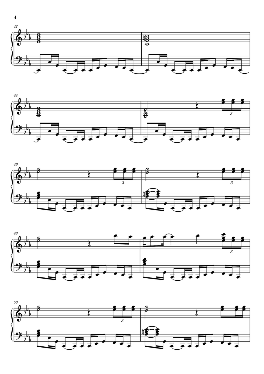 Cherish The Day Cherish The Day Piano Solo scores gallery preview page 4
