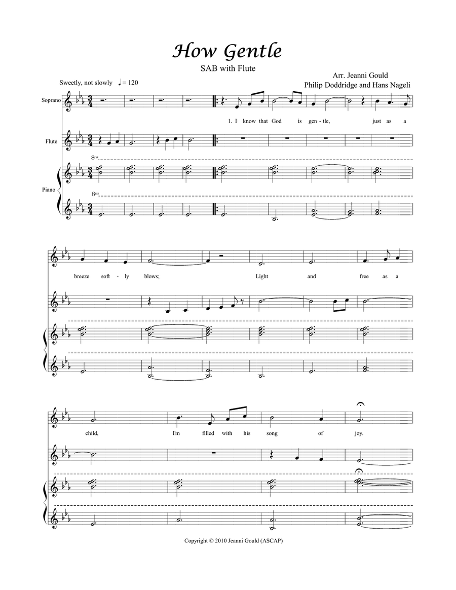 How Gentle Piano scores gallery preview page 2