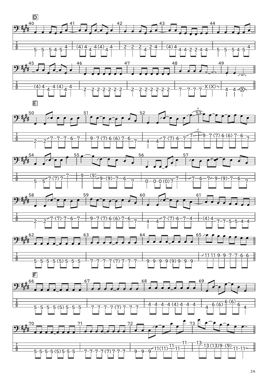 Winter Fall Acoustic Guitar scores gallery preview page 2