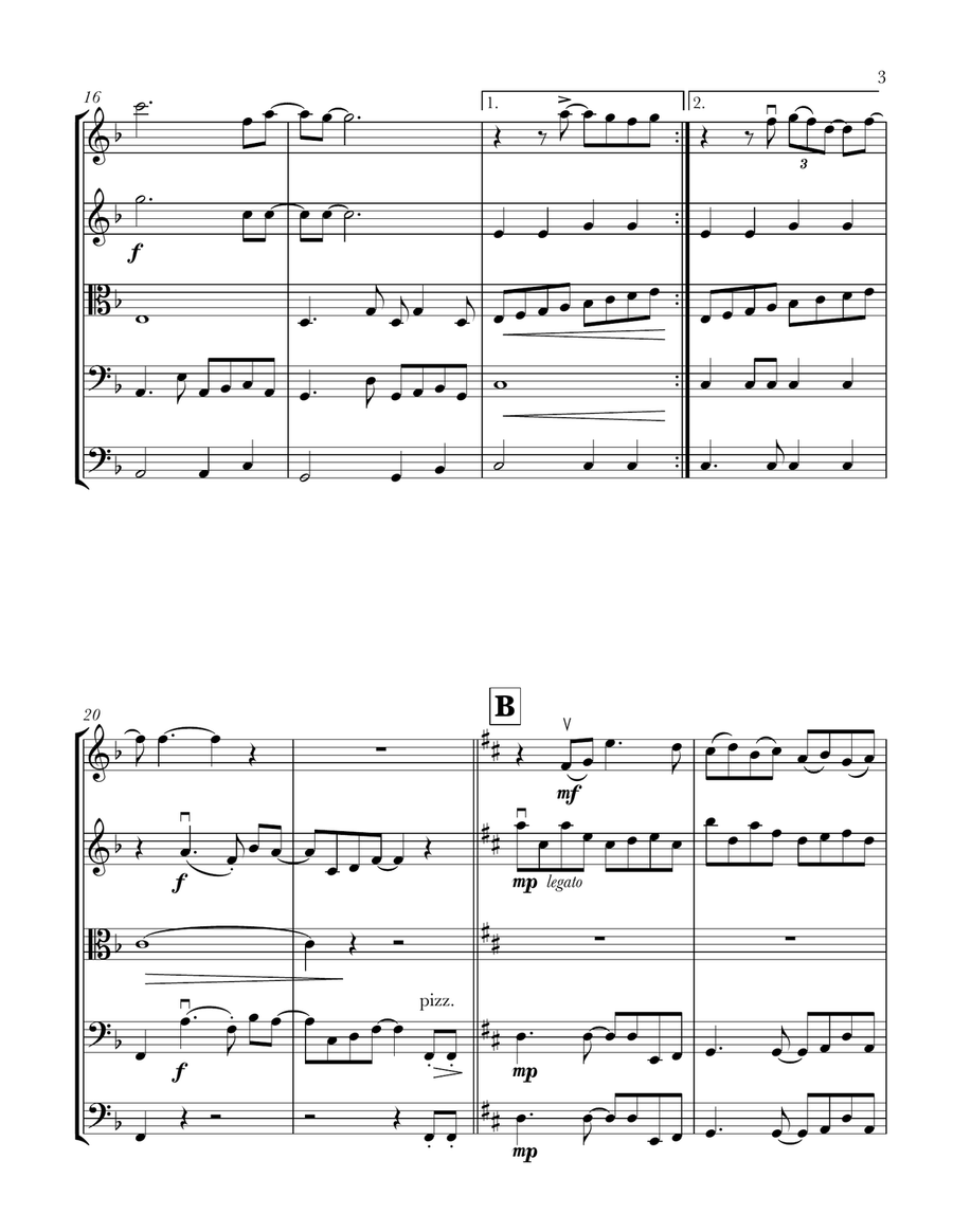 Wouldn't It Be Nice Wouldn't It Be Nice String Orchestra scores gallery preview page 3