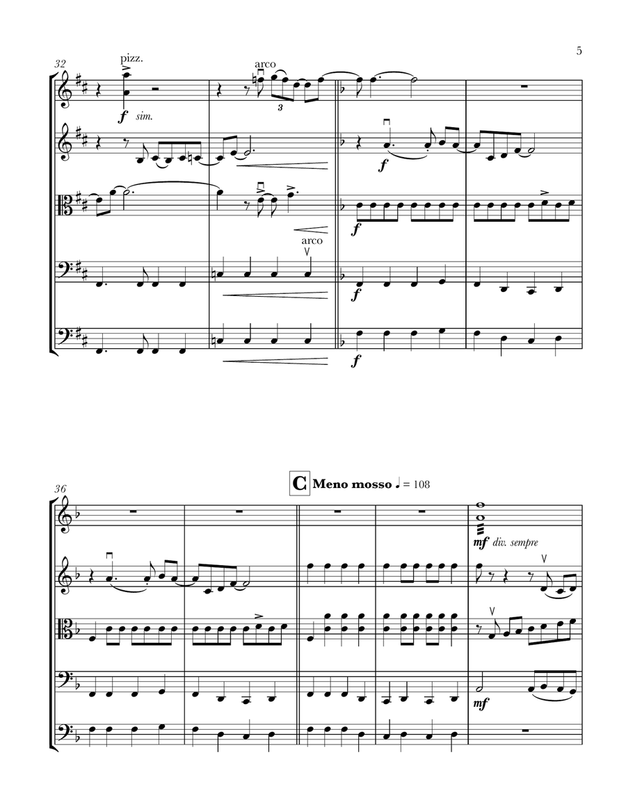 Wouldn't It Be Nice Wouldn't It Be Nice String Orchestra scores gallery preview page 5