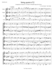 String quartet nº 22 (Arragement for string quartet of vioin sonata nº 1 in d)