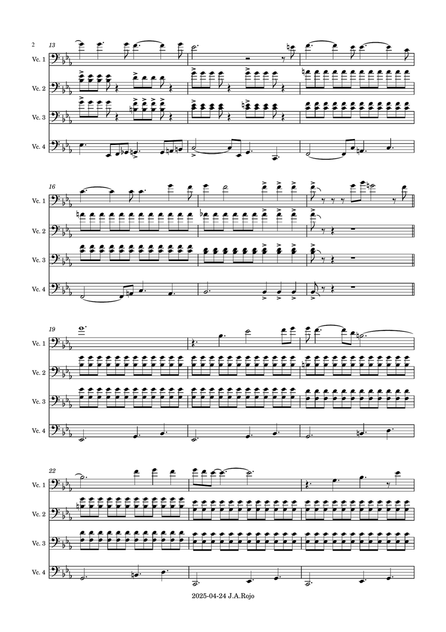 Only You (And You Alone) Only You (And You Alone) String Quartet scores gallery preview page 2