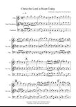 Christ The Lord is Risen Today for Flute, Tenor Saxophone and Trombone Trio