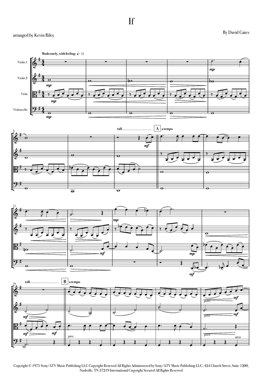 If If String Quartet scores gallery preview page 1