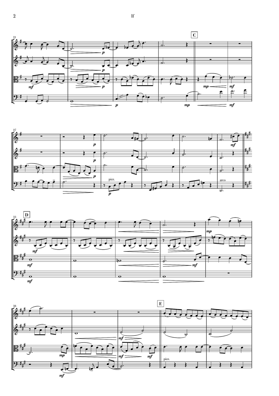 If If String Quartet scores gallery preview page 2