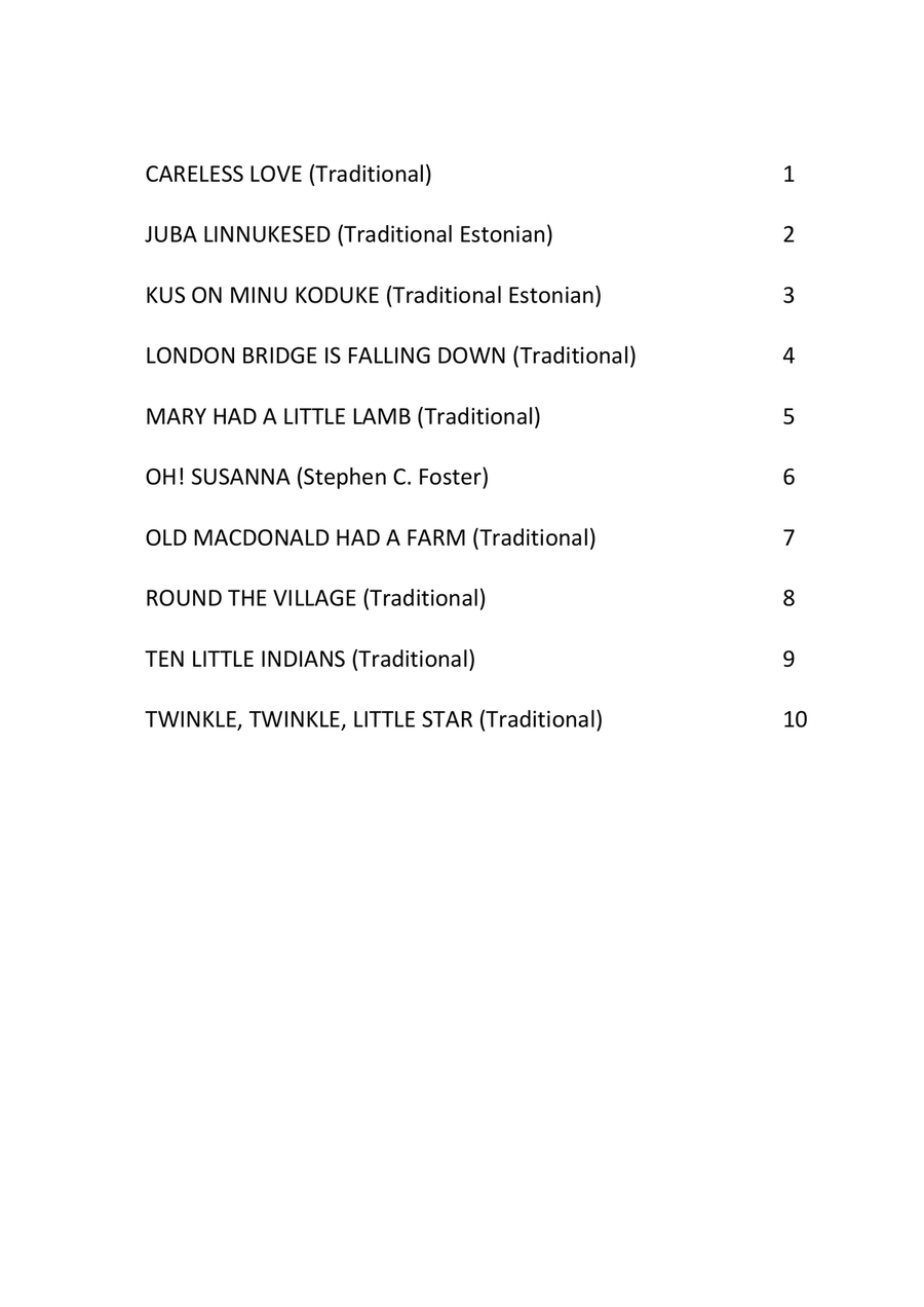 10 EASY PIECES FOR FINGERSTYLE GUITAR - Book #2 Classical Guitar scores gallery preview page 3