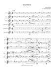 Robert Parsons Ave Maria arranged for flute sextet or flute choir (incl. piccolo solo)