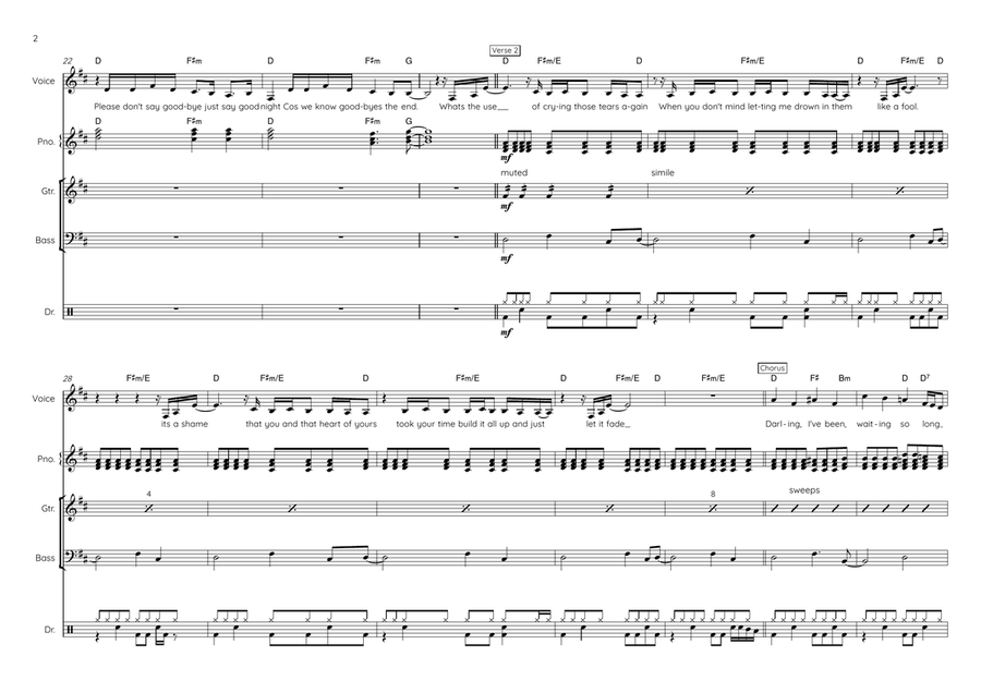 Goodnight Small Ensemble scores gallery preview page 2