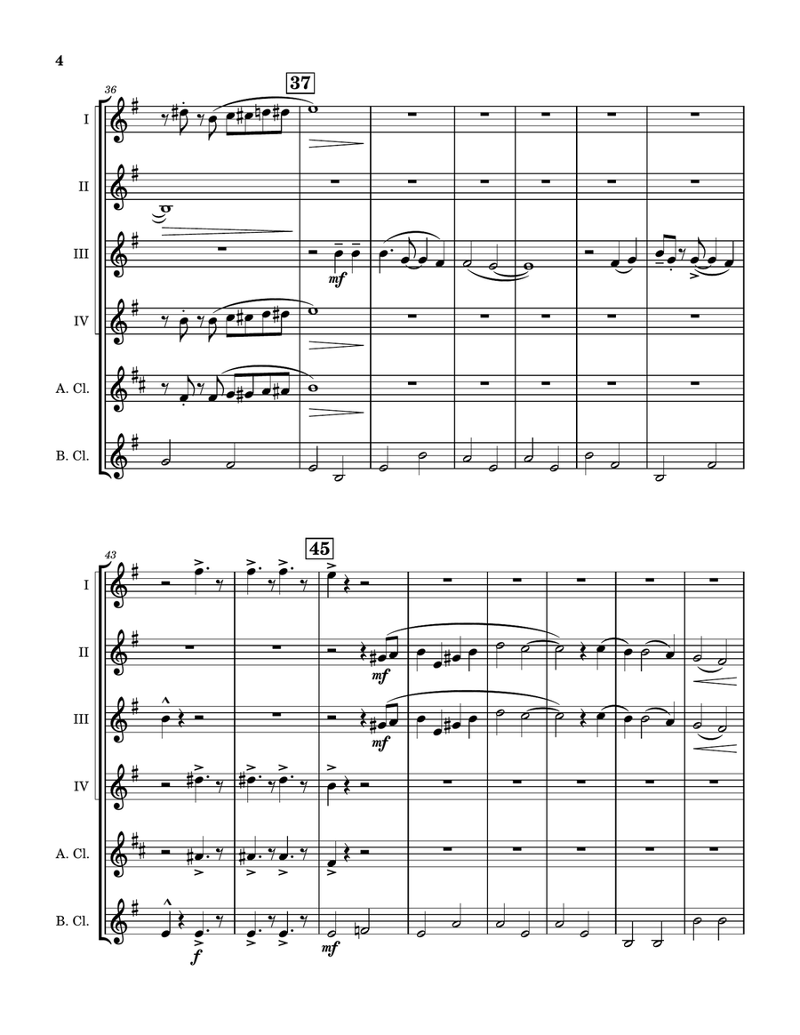 It Had Better Be Tonight Clarinet Quintet scores gallery preview page 5