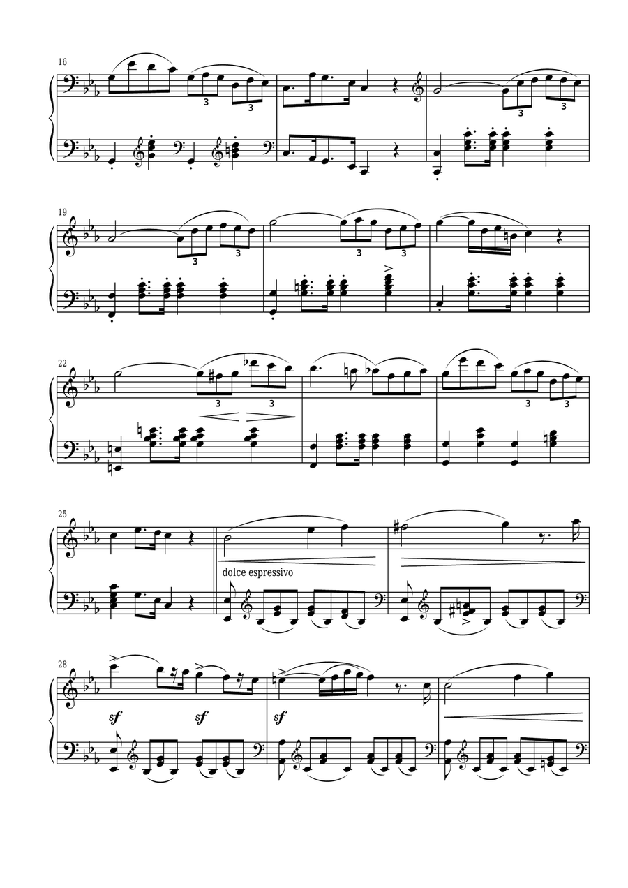 Marcha Fúnebre Chamber Music scores gallery preview page 2