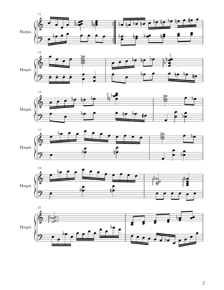 Faszinierender Tanz Faszinierender Tanz Harpsichord scores gallery preview page 2
