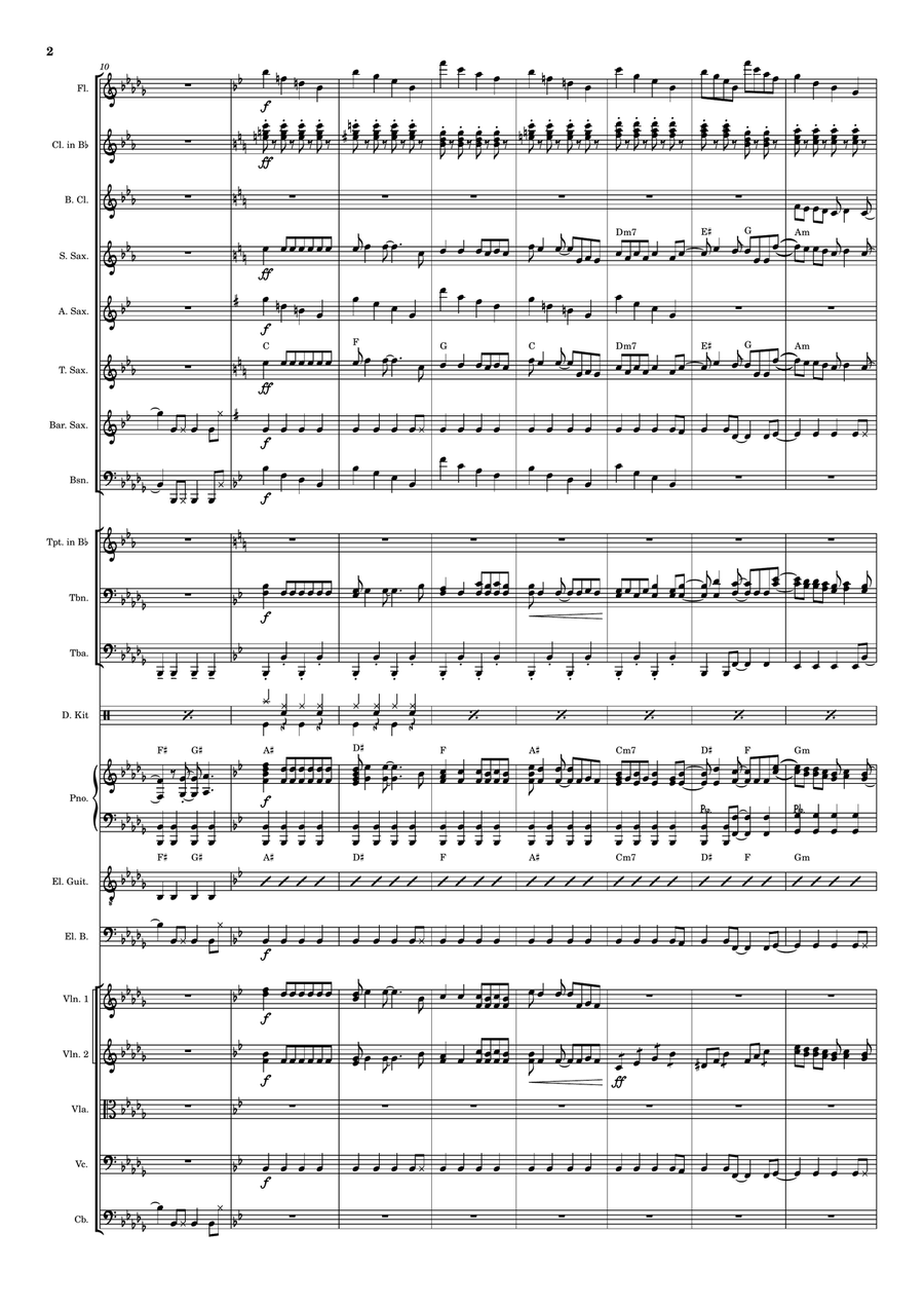I'm Still Standing I'm Still Standing Full Orchestra scores gallery preview page 2