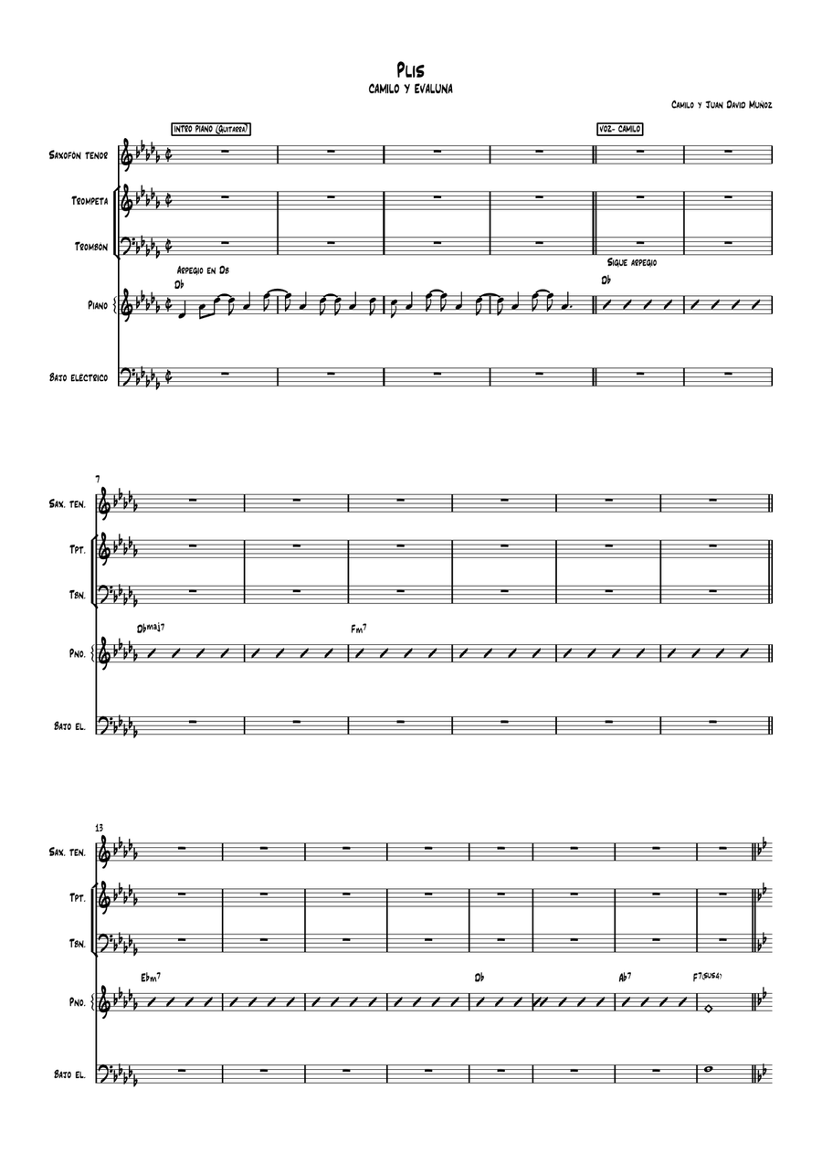 Plis Small Ensemble scores gallery preview page 1