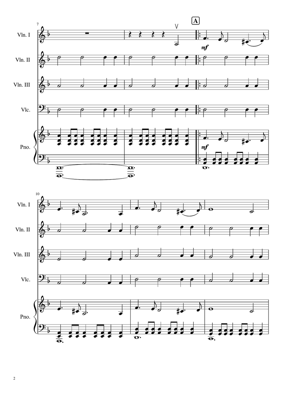 Conquest Of Paradise Conquest Of Paradise Chamber Music scores gallery preview page 3