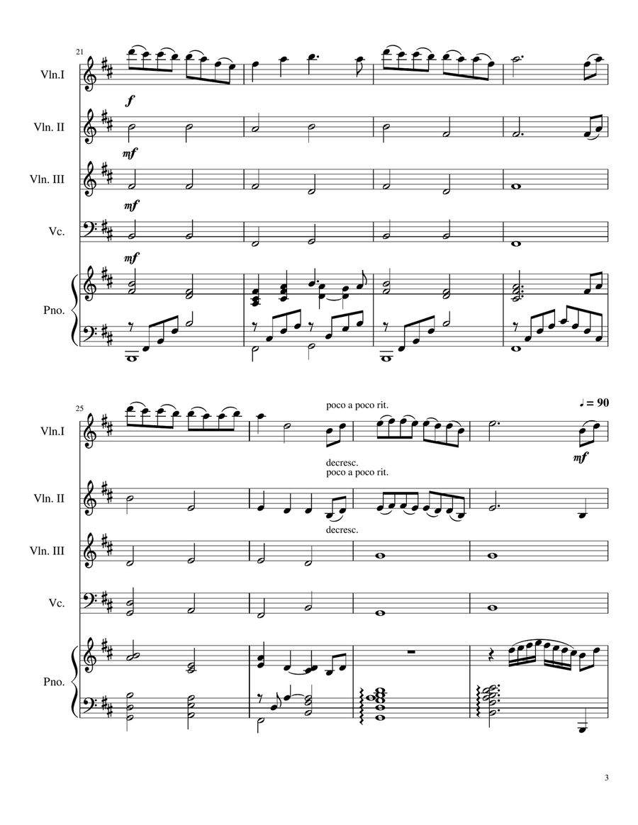 Colors Of The Wind Colors Of The Wind Piano Trio scores gallery preview page 3