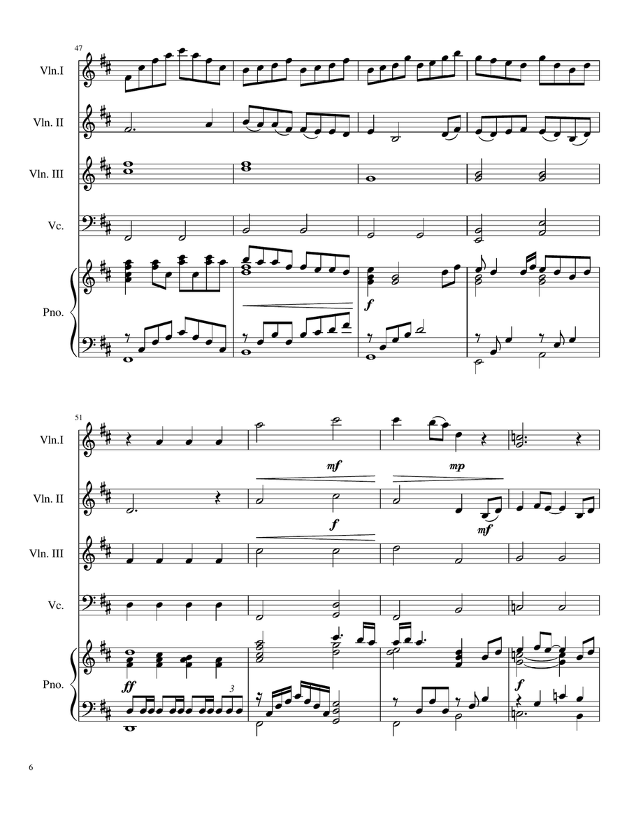 Colors Of The Wind Colors Of The Wind Piano Trio scores gallery preview page 6
