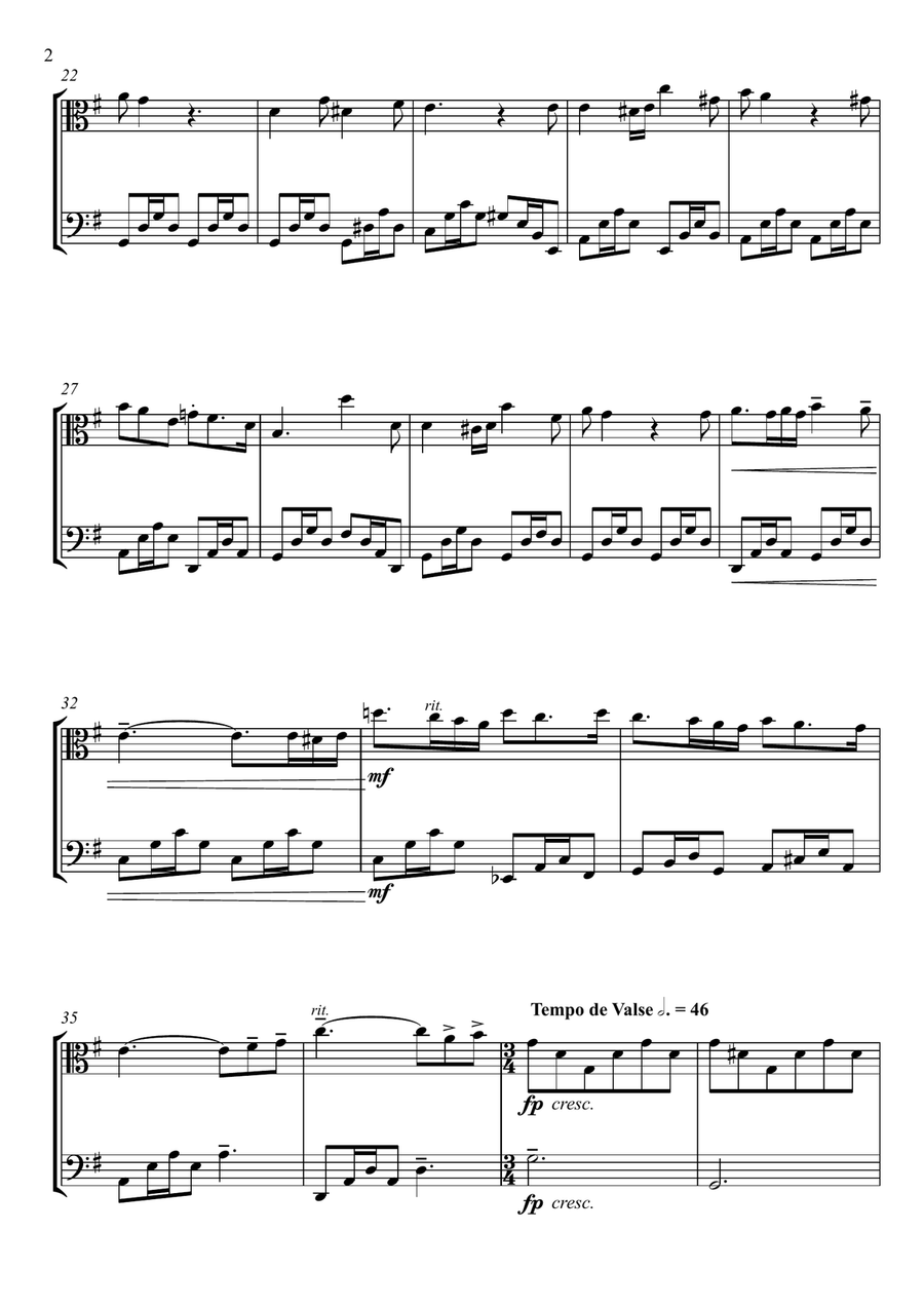 A Dream Is A Wish Your Heart Makes String Duet scores gallery preview page 2