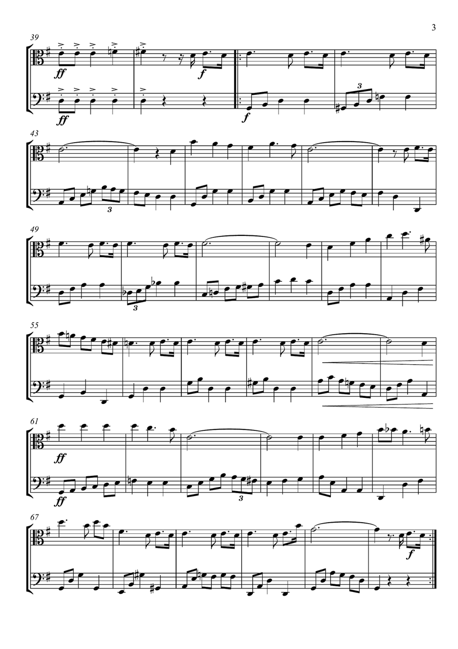 A Dream Is A Wish Your Heart Makes String Duet scores gallery preview page 3