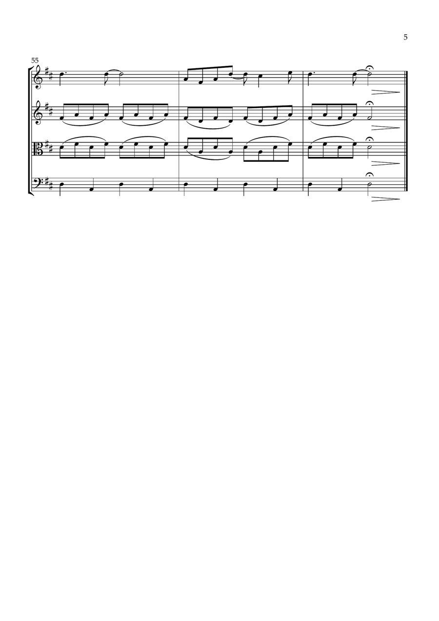 Across The Universe Across The Universe String Quartet scores gallery preview page 5